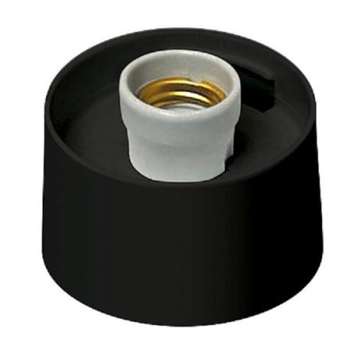 Основание прямое под плафон Uniel UFP-A01AE 220В Е27 60Вт Черный 55х95мм картинка 